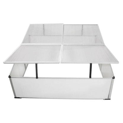 Frühbeet mit 4 Deckeln