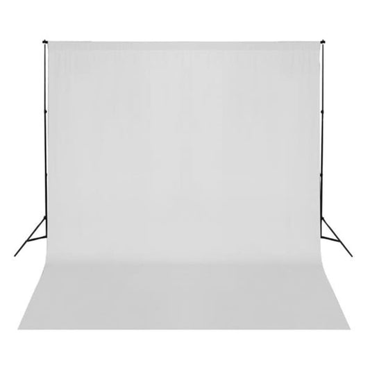 Fotohintergrund ohne Ständer Baumwolle Weiß 300x300 cm