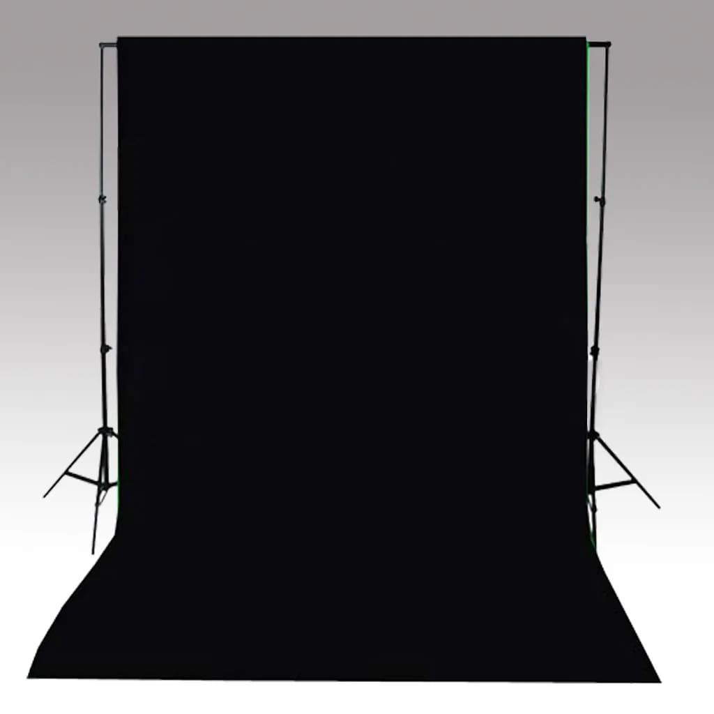 Fotohintergrund ohne Ständer Baumwolle Schwarz 500x300 cm