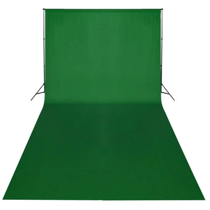 Fotohintergrund ohne Ständer Baumwolle Grün 600x300 Chroma-Key