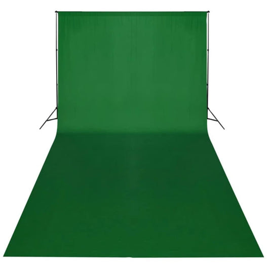 Fotohintergrund ohne Ständer Baumwolle Grün 600x300 Chroma-Key
