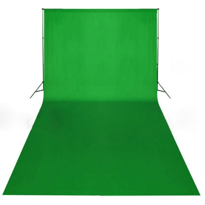 Fotohintergrund ohne Ständer Baumwolle Grün 600x300 Chroma-Key