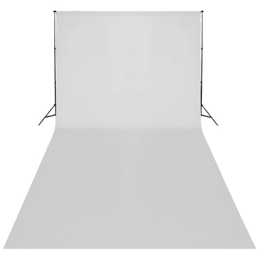 Fotohintergrund ohne Ständer Baumwolle Weiß 600x300 cm