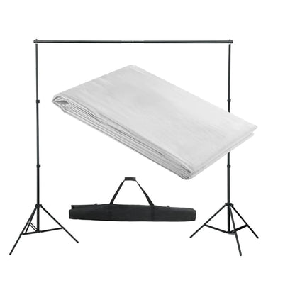 Fotohintergrund-System 300 x 300 cm Weiß
