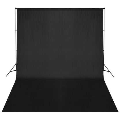 Fotohintergrund-System 500 x 300 cm Schwarz