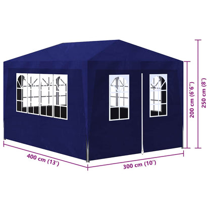 Partyzelt 3x4 m Blau