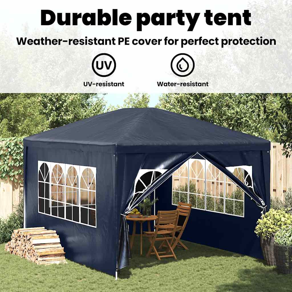 Partyzelt 3x4 m Blau