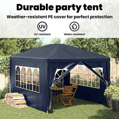 Partyzelt 3x4 m Blau