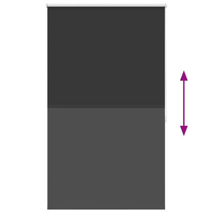 Verdunkelungsrollo Verdunklungsrollo 80 x 175 cm schwarz
