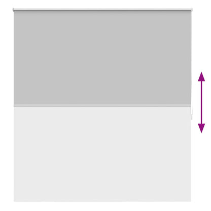Verdunkelungsrollo 140 x 175 cm grau