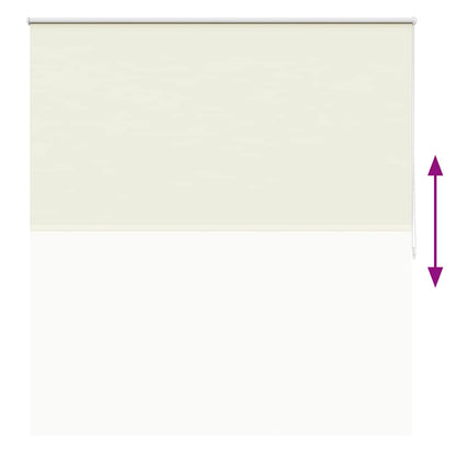 Verdunkelungsrollo 160 x 175 cm creme