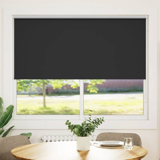 Verdunkelungsrollo 160 x 175 cm schwarz