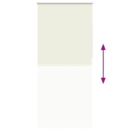 Verdunkelungsrollo 80 x 230 cm creme