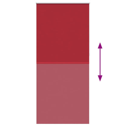 Verdunkelungsrollo 100 x 230 cm rot