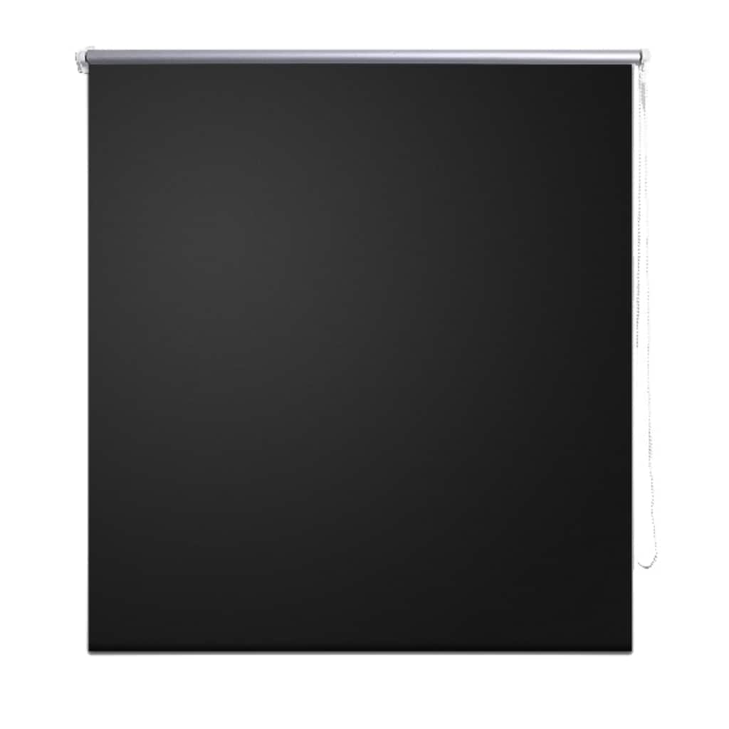 Mørklægningsrullegardin 140 x 230 cm sort