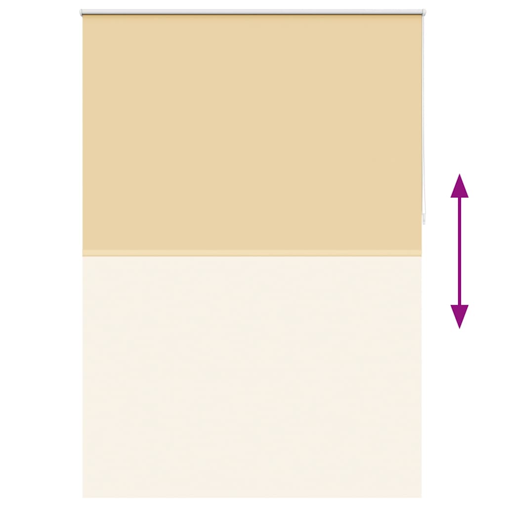 Verdunkelungsrollo 160 x 230 cm beige