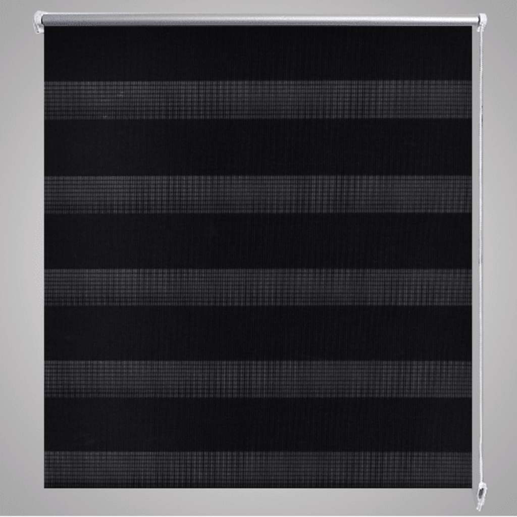 Doppelrollo 40 x 100 cm schwarz
