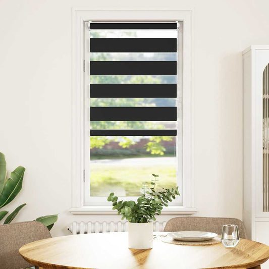 Doppelrollo 40 x 100 cm schwarz