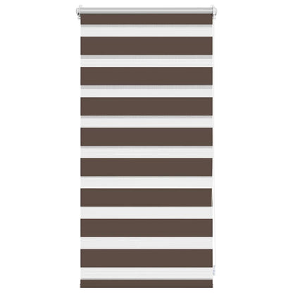 Doppelrollo 40 x 100 cm Kaffeebraun