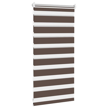 Doppelrollo 40 x 100 cm Kaffeebraun