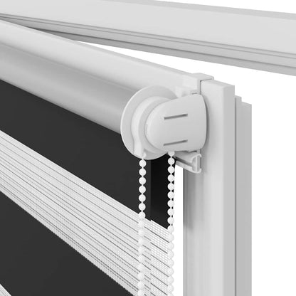 Doppelrollo 50 x 100 cm schwarz