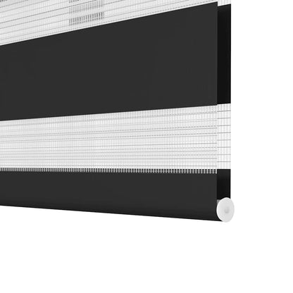 Doppelrollo 50 x 100 cm schwarz