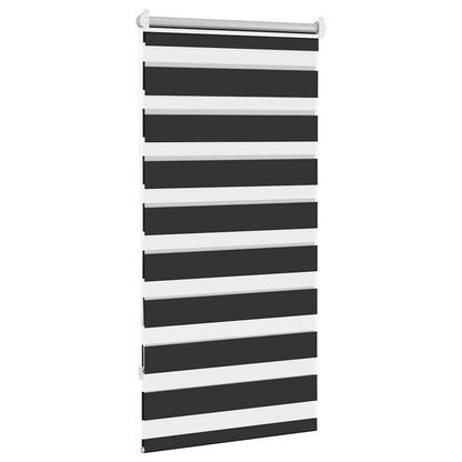Doppelrollo 60 x 120 cm schwarz