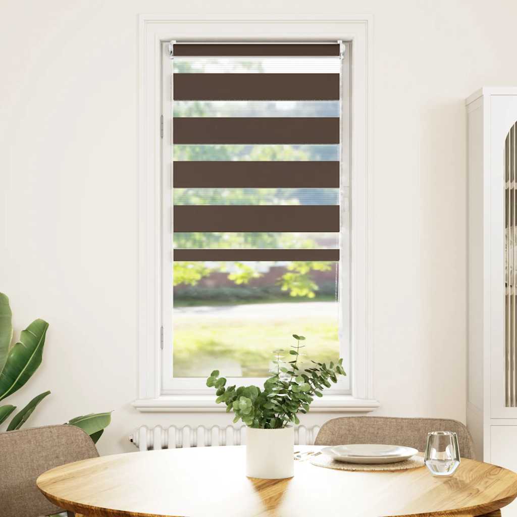 Doppelrollo Seitenzug Duo 80 x 150 cm coffee