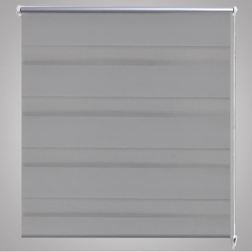 Doppelrollo Seitenzug 100 x 175 cm grau