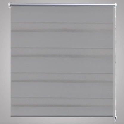 Doppelrollo Seitenzug 100 x 175 cm grau