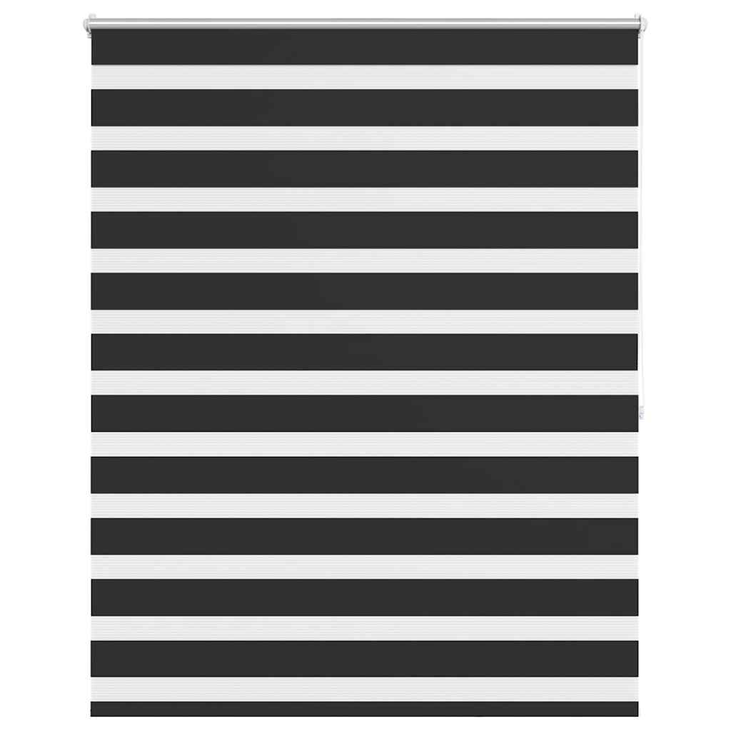 Doppelrollo Seitenzug 120 x 175 cm schwarz