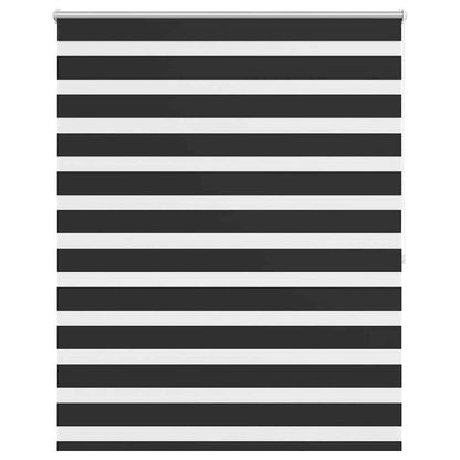 Doppelrollo Seitenzug 120 x 175 cm schwarz