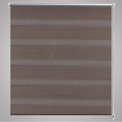 Doppelrollo Seitenzug Duo Rollo 120 x 175 cm brau