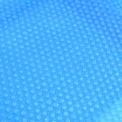 Flydende rund PE Pool Solar Cover 381 cm Blå