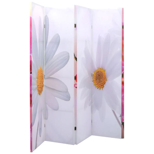 Rumdeler foldbar 200 x 170 cm blomst