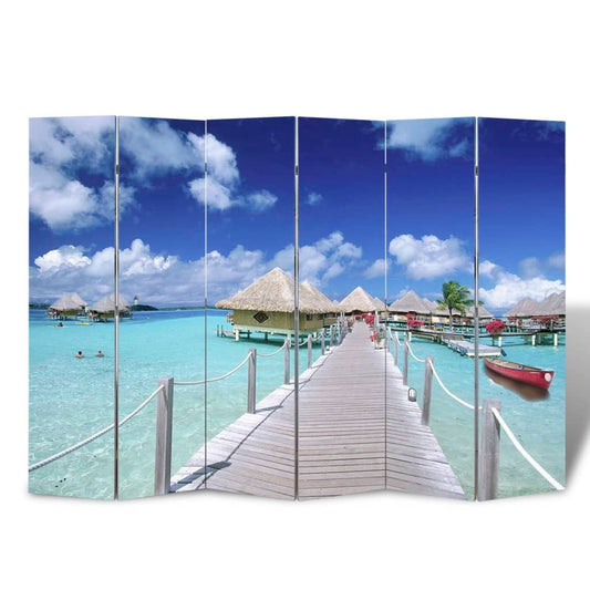 Rumdeler foldbar 217x170 cm strand