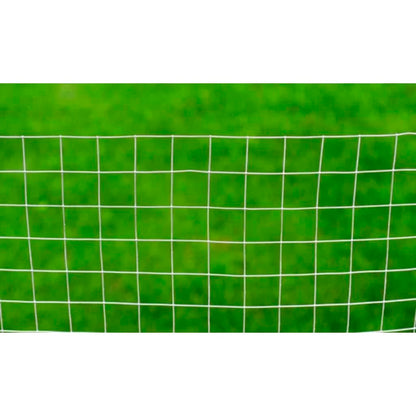 Drahtzaun für Hühner Verzinkter Stahl 25x1 m Silbern