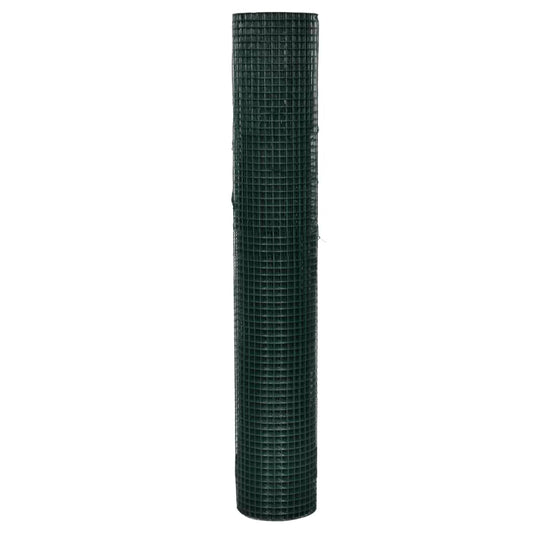 Drahtzaun für Hühner Verzinkt mit PVC-Beschichtung 25x1 m Grün