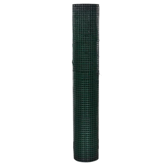 Drahtzaun für Hühner Verzinkter Stahl 1x25 m Grün