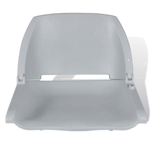 Bootssitz Klappbar ohne Polster Grau 48x51x41 cm