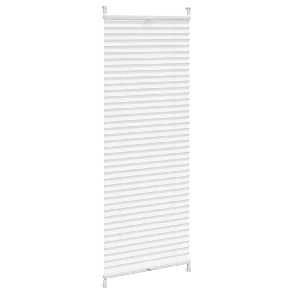 Mørklægning plisségardin 40×100 cm hvid