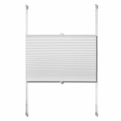 Plissee Faltrollo Rollo Plisseerollo 40x150cm Weiß