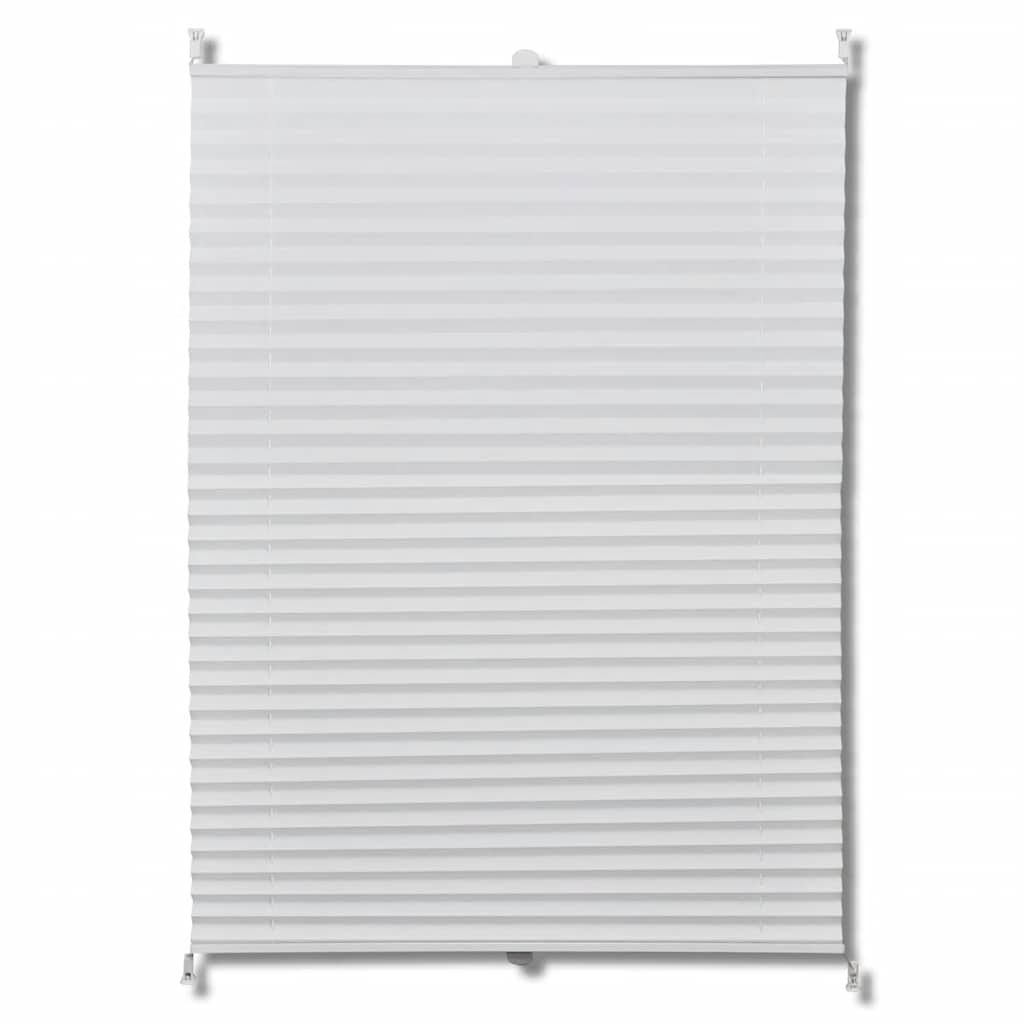 Plissee Faltrollo Rollo Plisseerollo 50x125cm Weiß