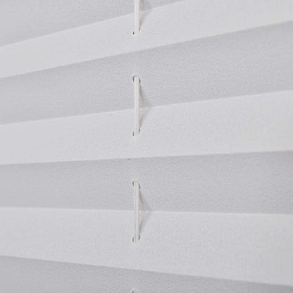 Verdunklungsplissee 90×200 cm Weiß