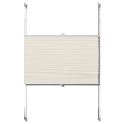 Plissee Faltrollo Rollo Plisseerollo 50x100cm Creme