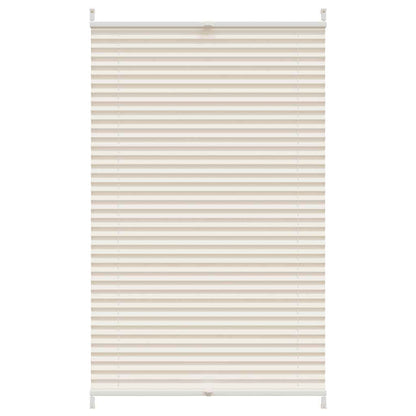 Plissee Faltrollo Rollo Plisseerollo 80x100cm Creme