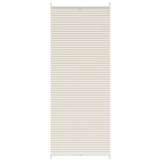 Plissee Faltrollo Rollo Jalousie Plisseerollo 90x200cm Creme