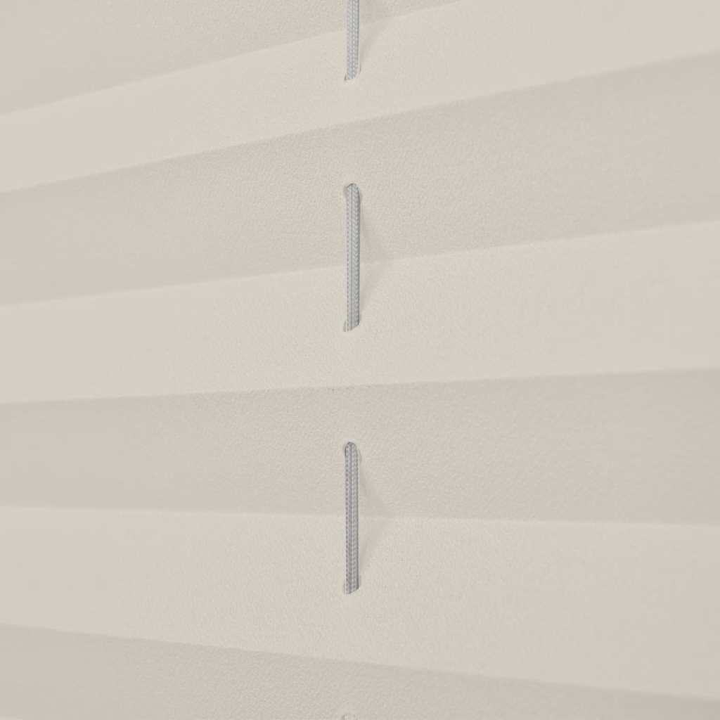 Plisseret rullegardin 100x150cm creme