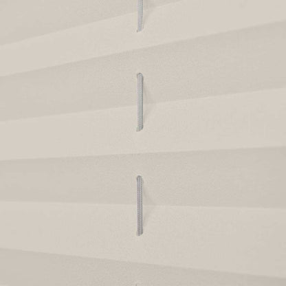 Plisseret rullegardin 100x150cm creme