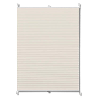 Plissee Faltrollo Rollo Plisseerollo 110x125cm Creme